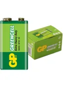 GP 1604G-B Greencell 9 Volt Pil