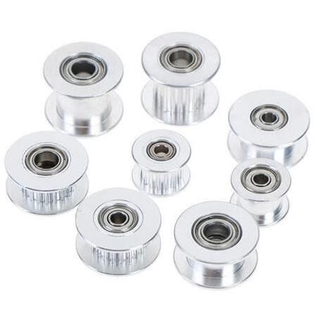 GT2 6mm Avare Kasnak / Rulmanlı Kasnak - 16 Diş Dişsiz
