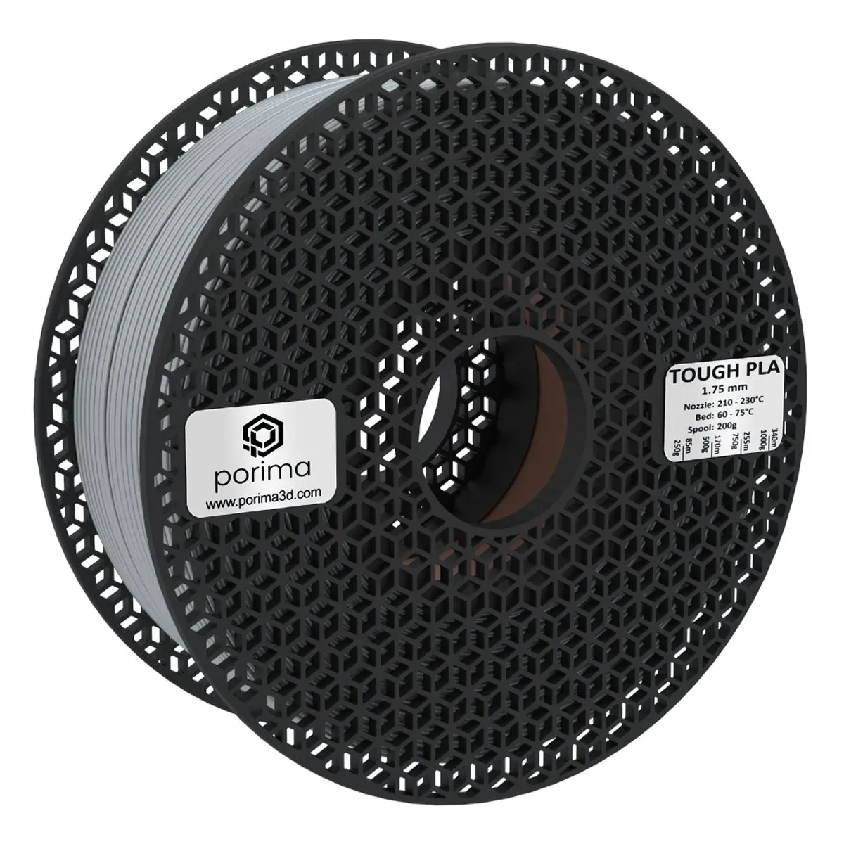 Porima PLA Tough Filament Gri