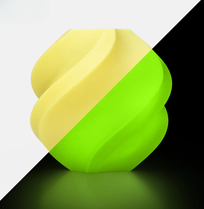 Bambu Lab PLA Glow-Glow Sarı 1Kg Filament