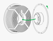Bambu Lab PLA Metal -Bakır Kahverengi Metallic 1Kg Filament