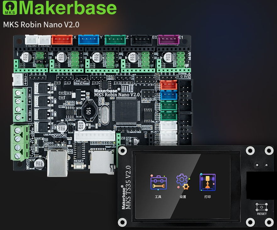MKS Robin Nano v2.0 + TS35 Ekran