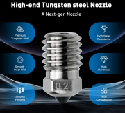 Bambu Lab TZ Bimetal Sertleştirilmiş Çelik Nozzle