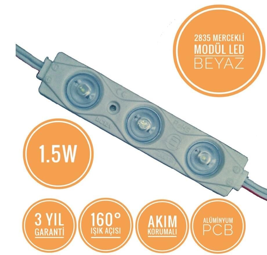 Modül Led Beyaz Işık 1.5W / 12V