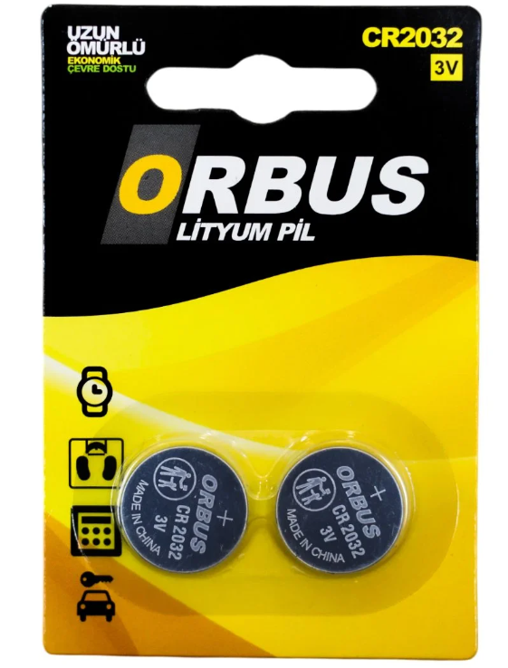 CR2032 3 Volt Lityum Pil 2'li Paket