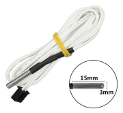 3mm HT-NTC 100K 300 Derece 1,2m Termistör