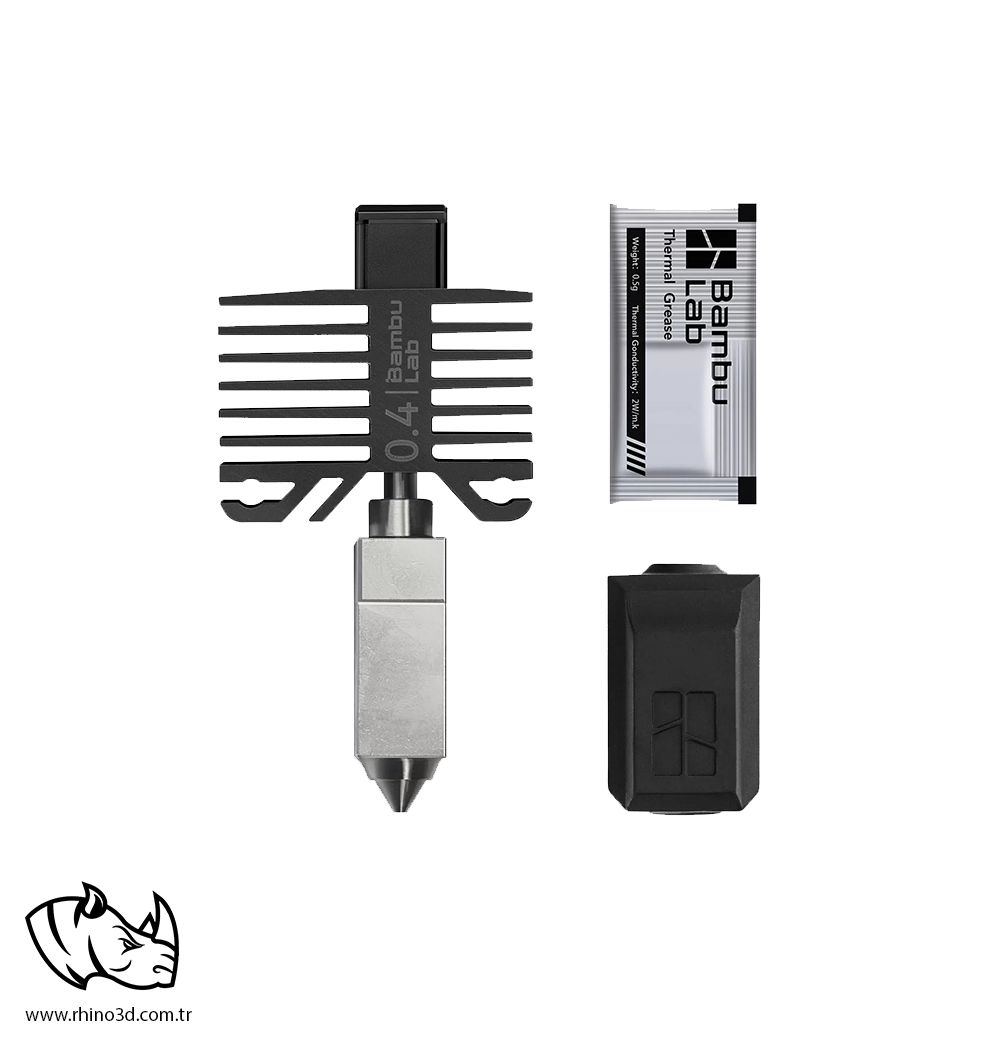 Orijinal Sertleştirilmiş Çelik Bambulab P1P / P1S / X1C Hotend Seti