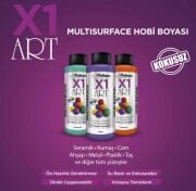 Polisan X1 Art Multisurface Akrilik Boya 120 ml (Tüm Renkler)