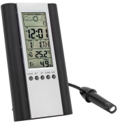 Powermaster PM-6107 Isı + Nem Ölçer Dijital Ekranlı Termometre (Saat-Alarm)