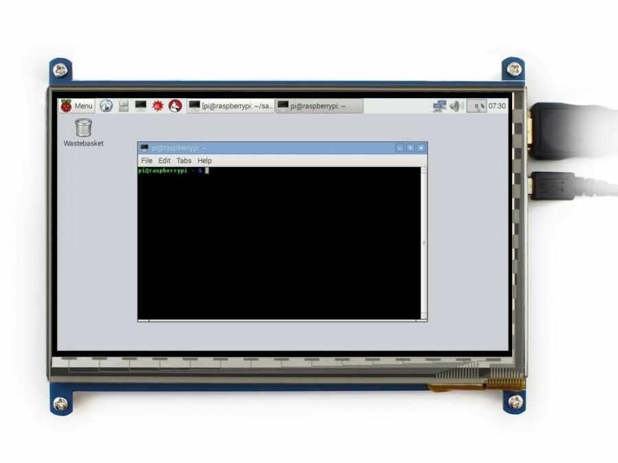 Raspberry 7 Inch HDMI LCD Ekran 1024×600 Geniş Platform Desteği