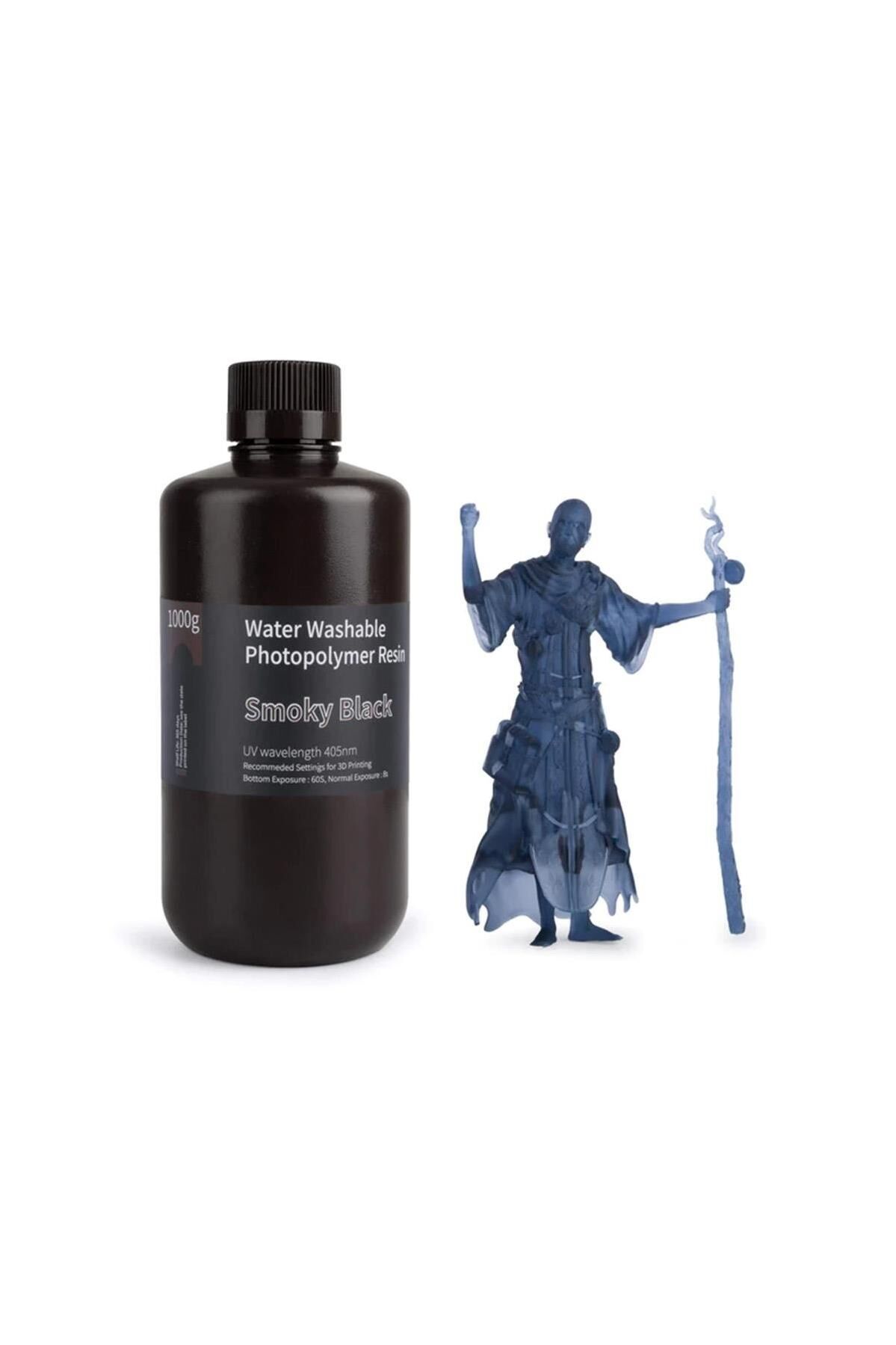 ELEGOO Suda Yıkanabilir Reçine Dumanlı Siyah - 1 Kg