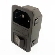 Sigortalı Anahtarlı Power Düğmesi Kulaksız IC-214A-S