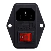 Sigortalı Işıklı Anahtarlı Power Düğmesi | Power Switch