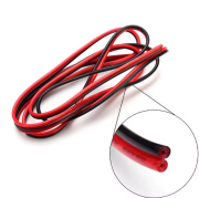 Kırmızı - Siyah Montaj Kablosu 1 Metre (26 AWG)