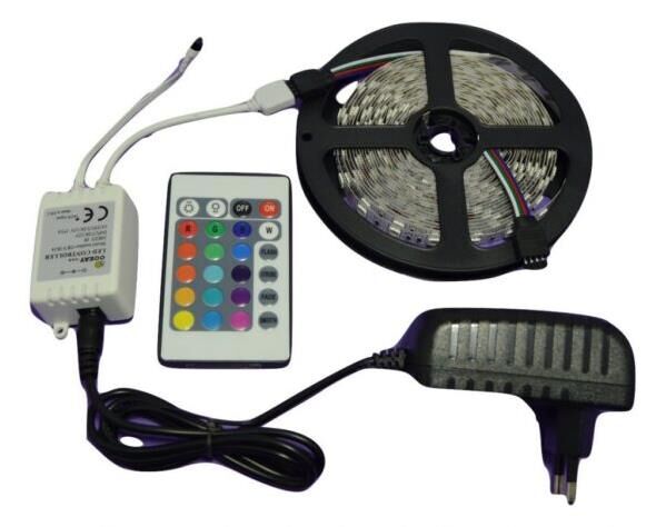 Kumandalı RGB Şerit Led 12V 5 Metre
