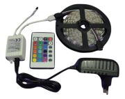 Kumandalı RGB Şerit Led 12V 5 Metre