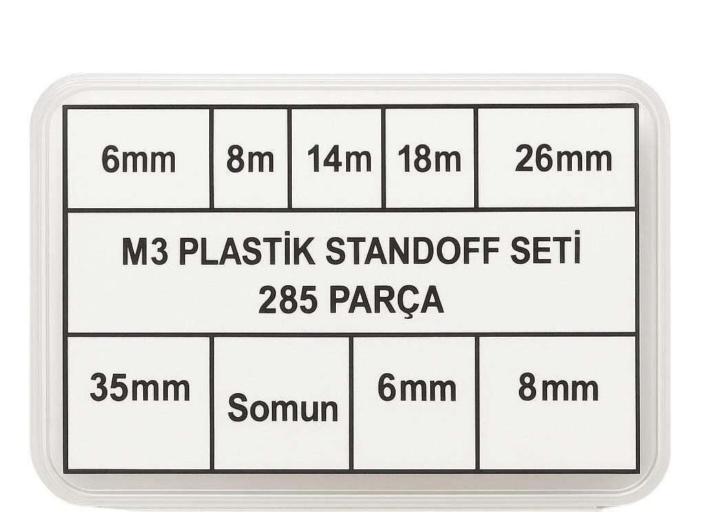 M3 Plastik Standoff Seti 285 Parça