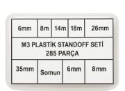 M3 Plastik Standoff Seti 285 Parça