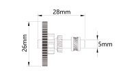 Mellow Clockwork 1 / 2 Uyumlu Yüksek Kaliteli Dişli Seti