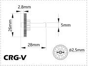 Mellow CW1/CW2 Uyumlu Yüksek Kaliteli Extruder Dişlisi