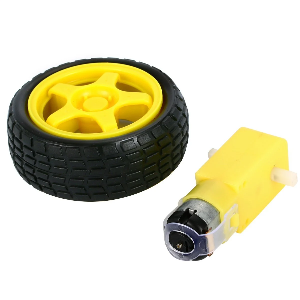Motor ve Tekerlek Seti 6V 250RPM