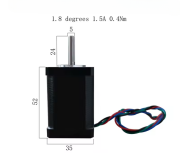 Nema14 52mm 14HS20-1504S Step Motor