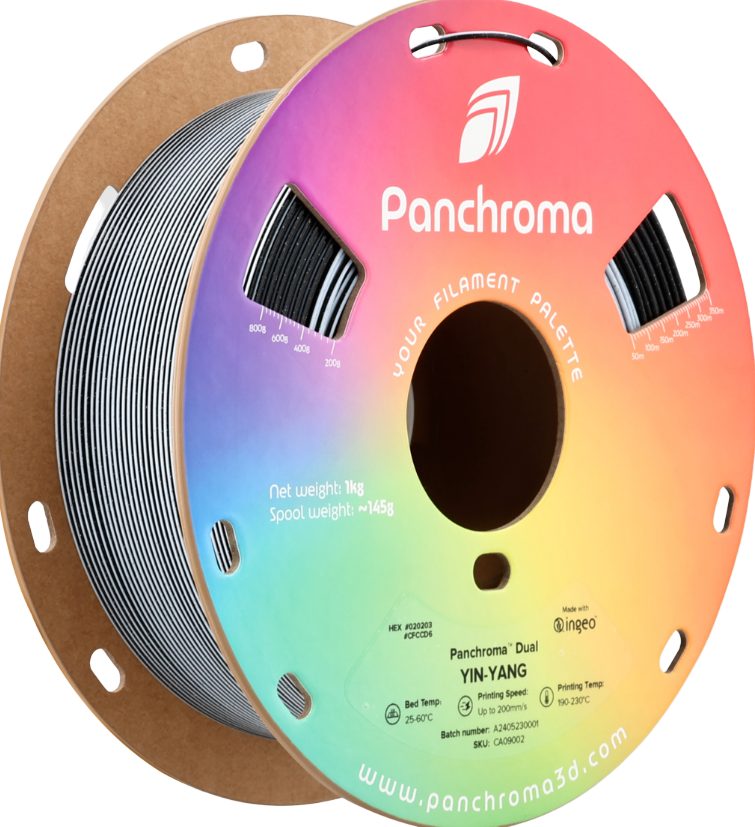 Polymaker Panchroma Dual Special PLA Filament Yin-Yang