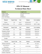 Silver Marka PPS-TF Filament (1.75mm / 1Kg)